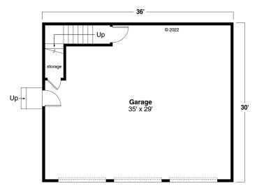1st Floor Plan, 051G-0159