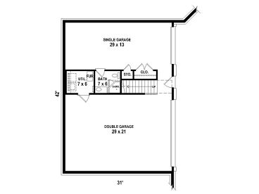 1st Floor Plan, 006G-0148