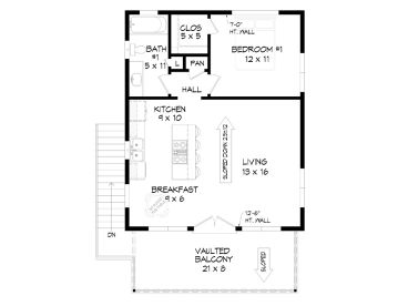 2nd Floor Plan, 062G-0386