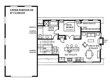 2nd Floor Plan, 010G-0023