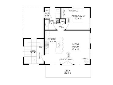 2nd Floor Plan, 062G-0313