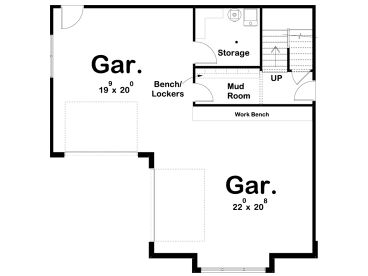 1st Floor Plan, 050G-0105