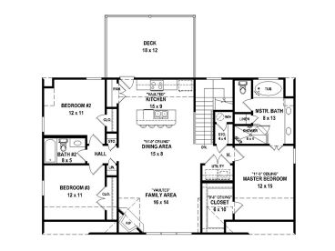2nd Floor Plan, 006G-0166
