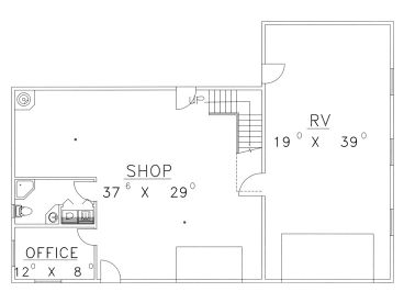 1st Floor Plan, 012G-0027