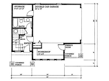1st Floor Plan, 010G-0001