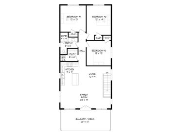 2nd Floor Plan, 062G-0275