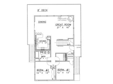 2nd Floor Plan, 012G-0091