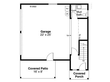 1st Floor Plan, 051G-0154
