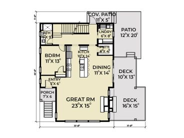 1st Floor Plan, 090G-0009