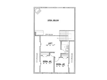 3rd Floor Plan, 012G-0101
