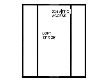 2nd Floor Plan, 012G-0028
