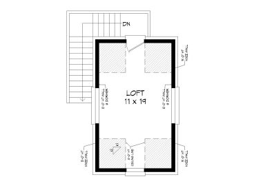 2nd Floor Plan, 062G-0191