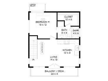 2nd Floor Plan, 062G-0348