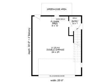 1st Floor Plan, 062G-0358