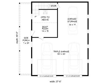 1st Floor Plan, 062G-0344