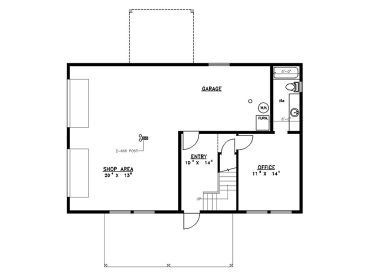 1st Floor Plan, 012G-0130