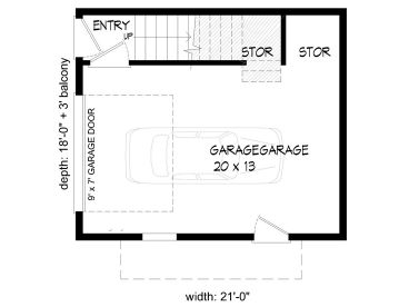 1st Floor Plan, 062G-0145
