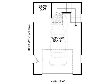 1st Floor Plan, 062G-0056