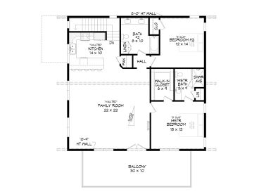 2nd Floor Plan, 062G-0350