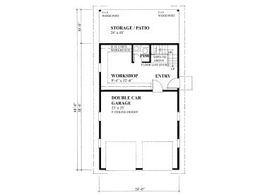 1st Floor Plan, 010G-0030