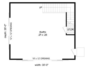 1st Floor Plan, 062B-0017