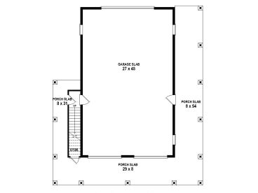 1st Floor Plan, 006G-0172