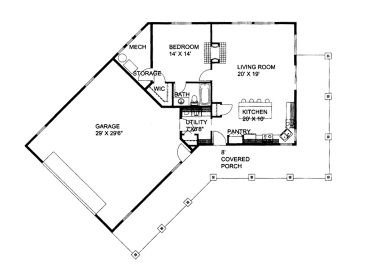1st Floor Plan, 012G-0108