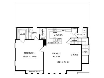 2nd Floor Plan, 019G-0013