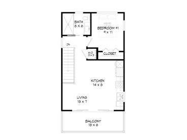 2nd Floor Plan, 062G-0274