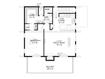 2nd Floor Plan, 062G-0263