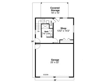 1st Floor Plan, 051G-0129