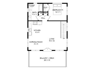 2nd Floor Plan, 062G-0100