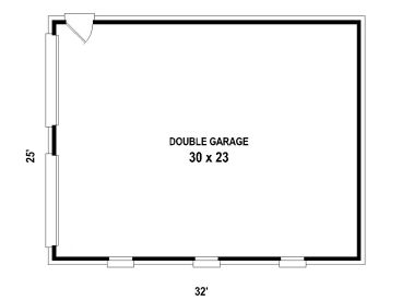 Boat Storage Garage Plans Double Garage Designed for 