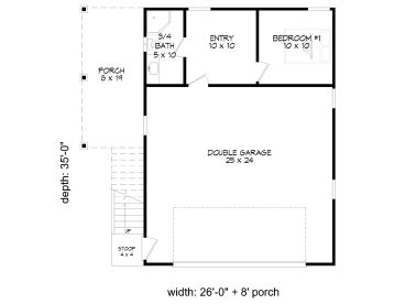 1st Floor Plan, 062G-0326