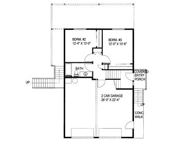 1st Floor Plan, 012G-0093