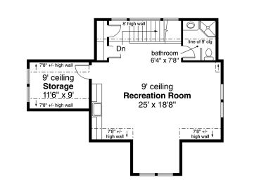 2nd Floor Plan, 051G-0058