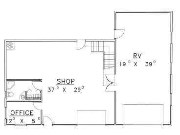 1st Floor Plan, 012G-0001