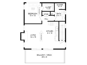 2nd Floor Plan, 062G-0342