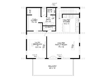 2nd Floor Plan, 062G-0387