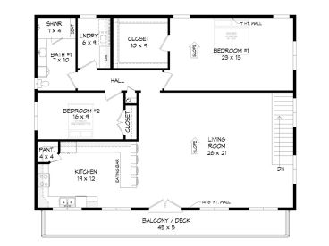 2nd Floor Plan, 062G-0361