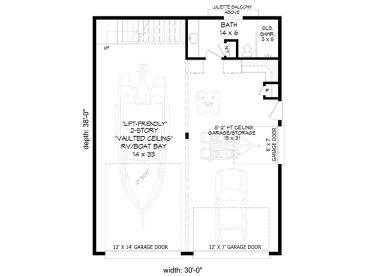 1st Floor Plan, 062G-0392