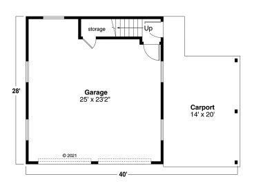 1st Floor Plan, 051G-0150
