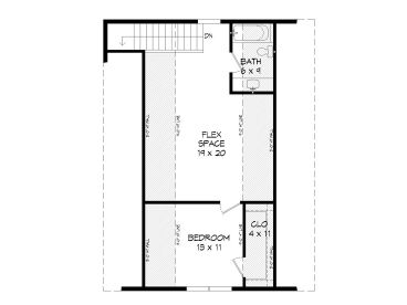 2nd Floor Plan, 062G-0165
