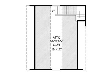 2nd Floor Plan, 062G-0187