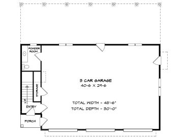 1st Floor Plan, 019G-0032