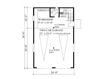 1st Floor Plan, 010G-0006