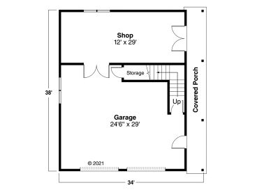 1st Floor Plan, 051G-0054