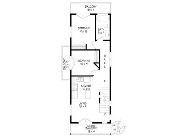 2nd Floor Plan, 062G-0209