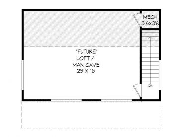 2nd Floor Plan, 062G-0025