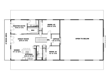 2nd Floor Plan, 012G-0137